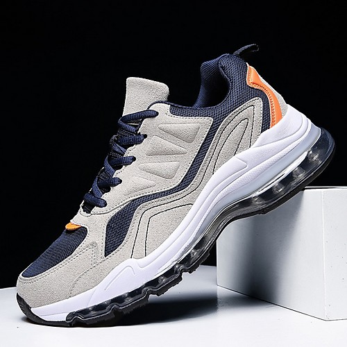 

Men's Spring & Summer Classic Daily Trainers / Athletic Shoes Running Shoes Mesh White / Black / Dark Blue