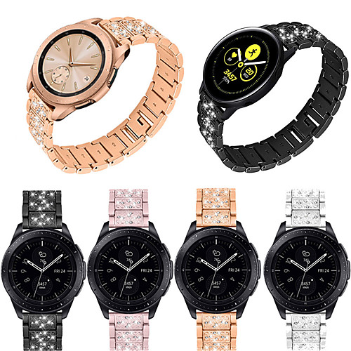 

Women Diamond Band For Huami Amazfit GTR 47mm Stainless Steel Strap Flower Band Bracelet