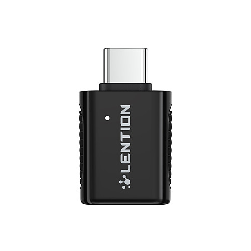 

LENTION CB-TP-C3s-BLK USB 3.0 to USB 3.0 Type C USB Hub 1 Ports High Speed Support Thunderbolt 3