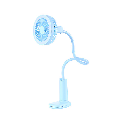

Clip Fan with Lamp Battery Operated LED Light Flexible Gooseneck Fan USB or Rechargeable Battery Powered Portable Fan 360 Rotation Mini Portable With Led fan Cool wind For Office Home Travel