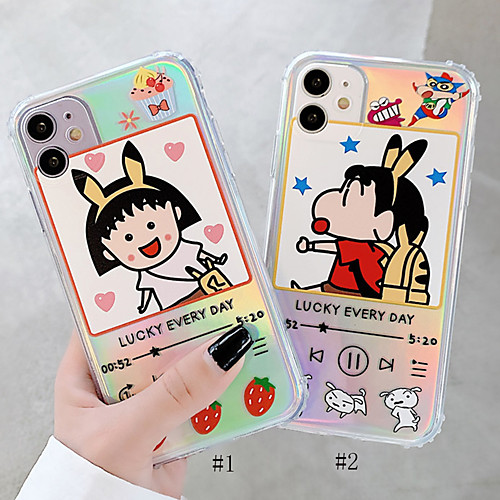 

Case For Apple iphone 11/pro11proMax/x/XS/XR/XSMax/8p/8/7P/7/SE(2020)Cover TPU Cartoon transparent iphone case