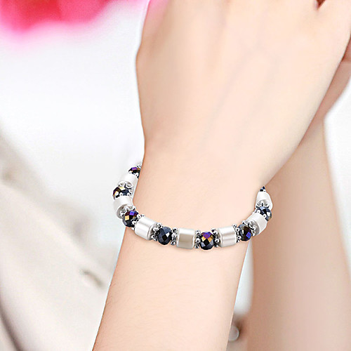 

Women's Classic Fashion Elegant Fashion Stone Bracelet Jewelry White For Gift Formal Date Festival