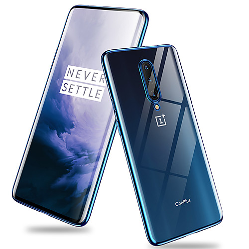

Plating Soft Clear Slim Phone Case For OnePlus 8 One Plus 8 Pro Ultra-thin Transparent TPU Back Cover