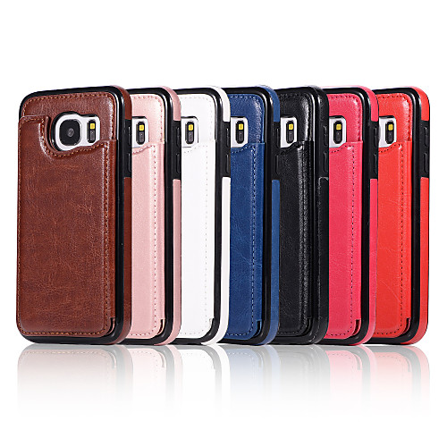 

Case For Samsung Galaxy S9 / S8 Plus / Note 9 Shockproof / Pattern Full Body Cases Tile / Scenery PU Leather / TPU