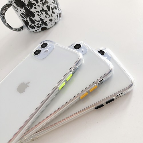 

Case For Apple iPhone 11 / iPhone 11 Pro / iPhone 11 Pro Max Shockproof Back Cover Solid Colored TPU