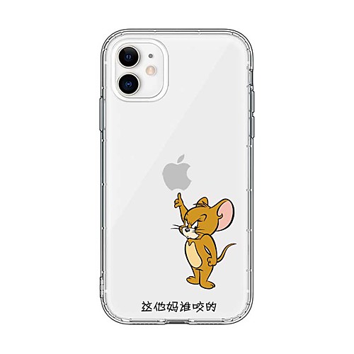 

Case For Apple iPhone 11 / iPhone 11 Pro / iPhone 11 Pro Max Pattern Back Cover Transparent / Cartoon TPU