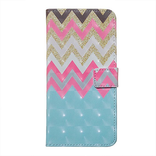 

Case For Samsung Galaxy Galaxy S10 / Galaxy S10 Plus / Galaxy S10 E Wallet / Card Holder / with Stand Full Body Cases Lines / Waves PU Leather