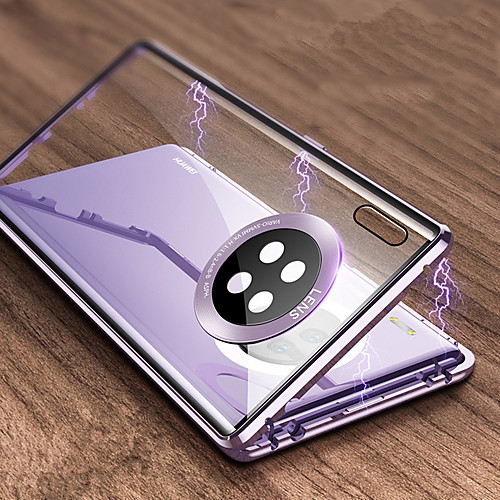 

Magnetic Adsorption Tempered Glass Double Sided Case For Huawei Mate 30 / Mate 30 Pro 360 Protective Cover For Huawei P40 / P40 Pro / P40Lite / P30 / P30 Pro / P30Lite / Mate 20 / Mate 20 Pro