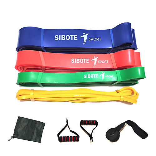 

Pull up Assistance Bands 8 pcs Sports Natural Rubber Home Workout Exercise & Fitness Gym Workout Portable Non Toxic Durable Muscular Bodyweight Training Resistance Training Strength Trainer For Men