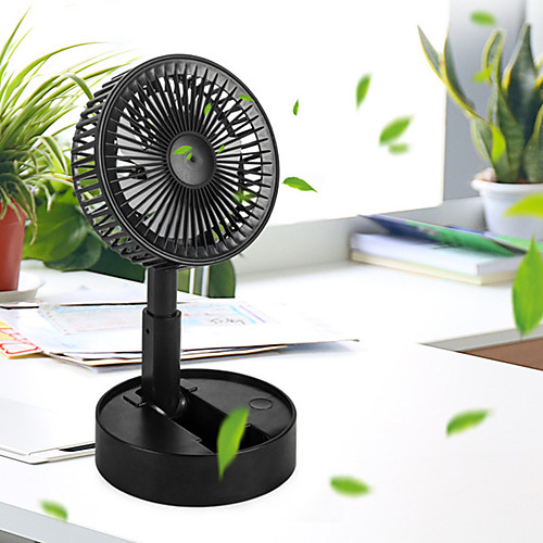 

Summer Cool And Simple Office Desktop Telescopic Folding Table Fan USB Charging Fan