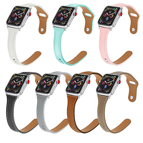 

Genuine Leather Watch Band Strap for Apple Watch Series 5/4/3/2/1 20cm / 7.9 Inches / 24cm / 9 Inches 1.5cm / 0.6 Inches