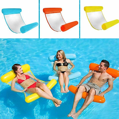 

Inflatable Pool Float Inflatable Pool Water Hammock Drifter Pool Hammock Outdoor Portable PVC(PolyVinyl Chloride) Summer Pool Unisex Adults'