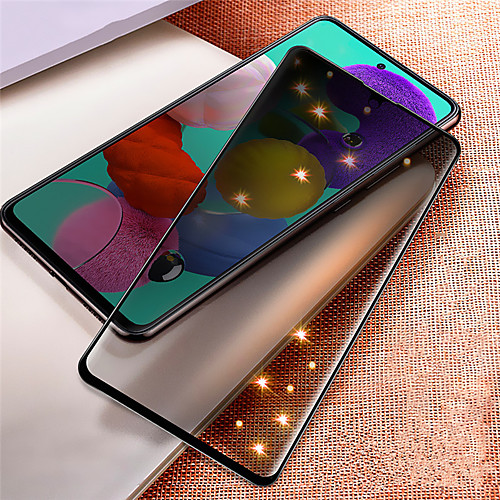 

Privacy Screen Protector for Samsung Galaxy A51/A71 Anti-Spy Tempered Glass Front Screen Protector High Definition (HD) / 9H Hardness