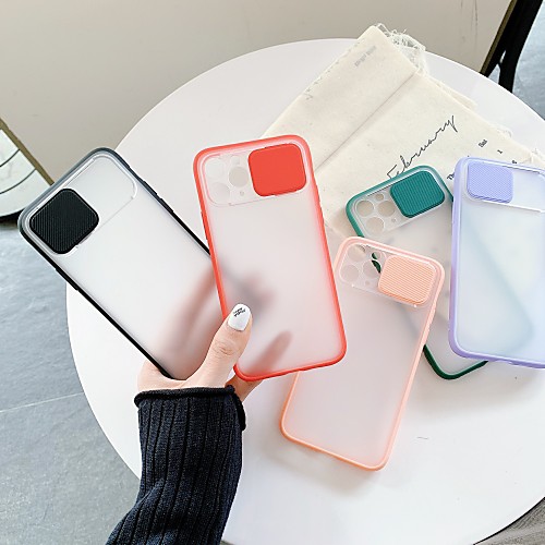 

Case For Apple iPhone 11 / iPhone 11 Pro / iPhone 11 Pro Max Shockproof Back Cover Solid Colored Plastic