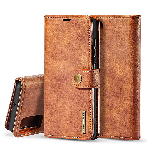 

DG.MING Business Magnetic Flip Leather Case For Samsung Galaxy S20 / S20 Plus / S20 Ultra With Wallet Card Slot Stand Detachable For Samsung Galaxy A81 / A91 /A71 / A71 5G / A51 / A31 / M31 / M30S