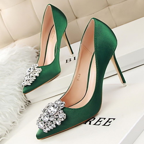 

Women's Heels Spring / Summer Stiletto Heel Pointed Toe Daily PU Black / Red / Pink