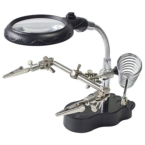 

A Magnifying Glass with Light HD Maintenance Desktop Phones Led Multi-function Electric Welding MachineShop Los Hob