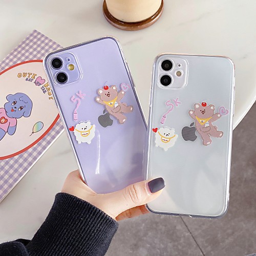 

Case For Apple iPhone 11 / iPhone 11 Pro / iPhone 11 Pro Max Shockproof Back Cover Cartoon TPU