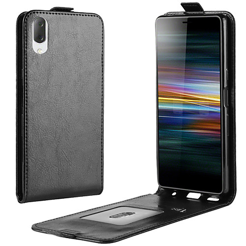 

For Sony Xperia L3 Crazy Horse Vertical Flip Leather Protective Case