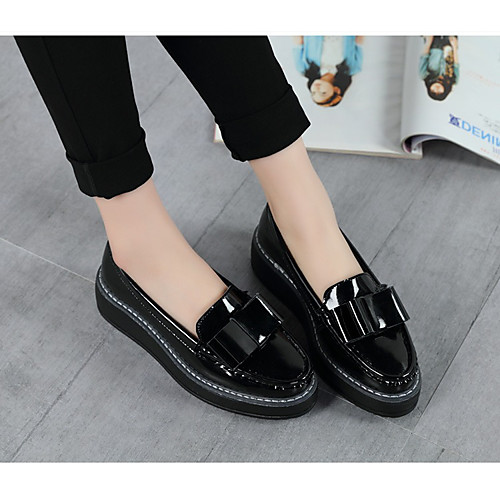 

Women's Flats Summer Flat Heel Open Toe Daily PU White / Black