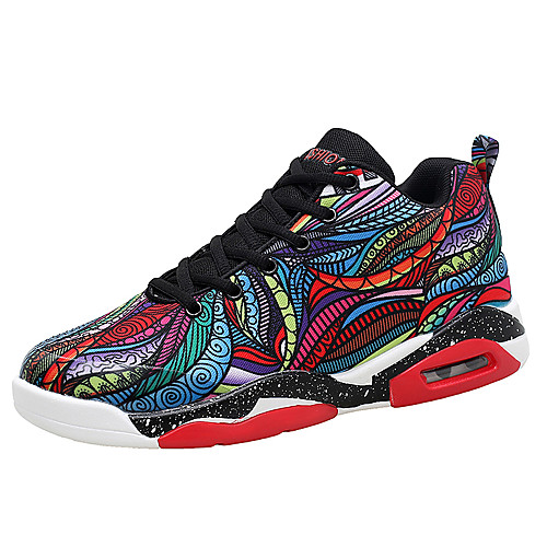 

Men's / Unisex Fall / Spring & Summer Athletic Daily Trainers / Athletic Shoes Basketball Shoes / Walking Shoes Mesh Breathable Non-slipping Shock Absorbing Black / Rainbow