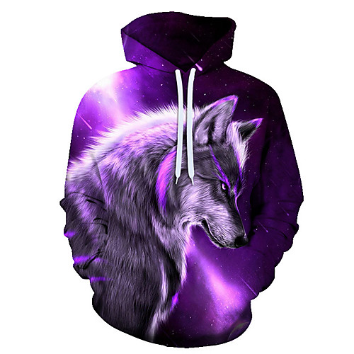 

Men's Hoodie Cartoon 3D Character Hooded Holiday Weekend 3D Print Casual Hoodies Sweatshirts Rainbow