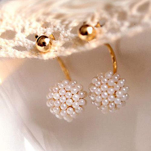 

Women's Earrings Holiday Wedding Birthday Romantic Earrings Jewelry Gold For Date Street Festival 1 Pair