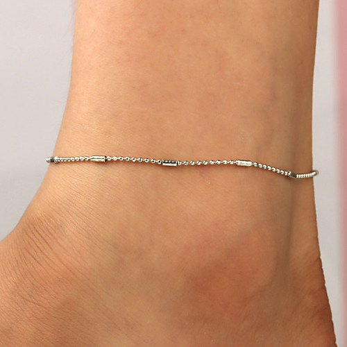 

Anklet Elegant Trendy Ethnic Women's Body Jewelry For Date Birthday Party Alloy Wedding Friends Gold Silver 1 Piece