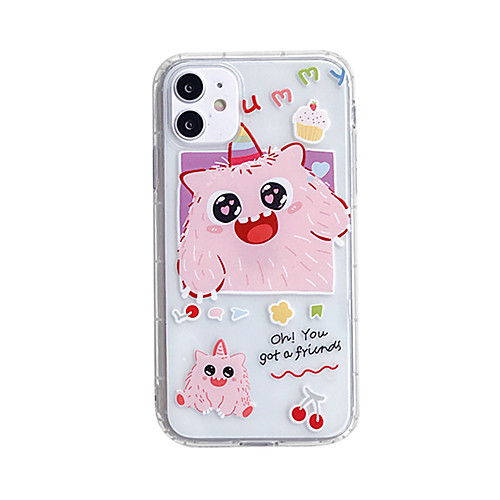 

Case For Apple iPhone 11 / iPhone 11 Pro / iPhone 11 Pro Max Shockproof Back Cover Cartoon TPU