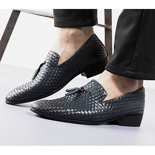 

Men's Summer Outdoor Loafers & Slip-Ons PU Non-slipping Black / Blue / Gray