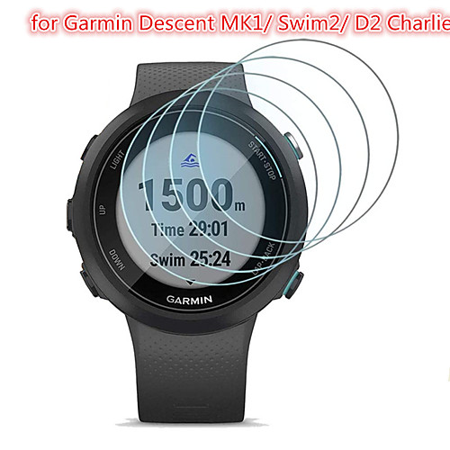 

3 PCS Screen Protector for Garmin Descent MK1/D2 Charlie/Swim 2 Tempered Glass Transparent High Definition (HD) Scratch Proof/9H Hardness