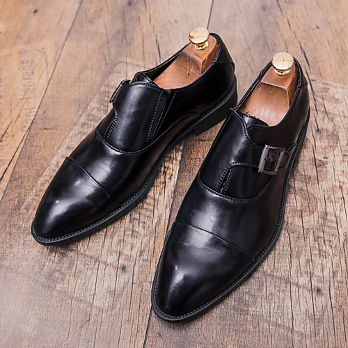 

Men's Spring & Summer Classic Daily Oxfords PU Black