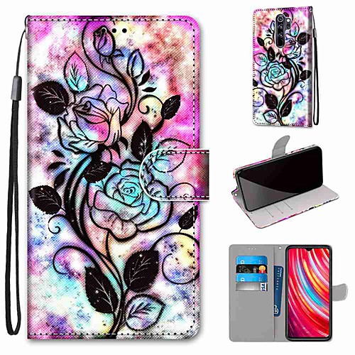 

Case For Xiaomi Redmi Note 8 Pro / Redmi Note 8 / Redmi Note 8T Wallet / Card Holder / with Stand Hollow Flower PU Leather / TPU for Redmi Note 7 / Mi CC9 Pro / Redmi 8 / Redmi K30 / Redmi 8A