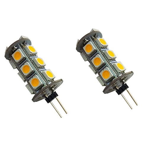 

2pcs 2 W LED Bi-pin Lights 200 lm G4 18 LED Beads SMD 5050 Warm White White 12 V