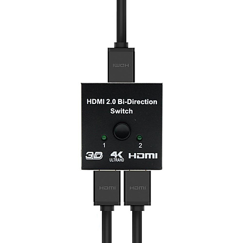 

HDMI Switch Bi-Direction 4K HDMI Switcher 2 in 1 out HDMI Splitter 1x2/2x1 Adapter out Converter for PS4/3 TV Box