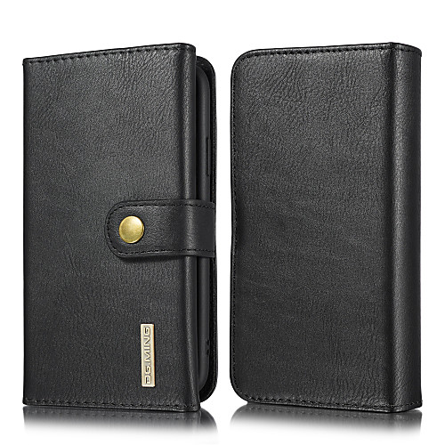 

DG.MING Multi-function Business Leather Case For iPhone 11 / 11 Pro / 11 Pro Max / Xs Max / Xr / Xs / X Magnetic Flip Wallet Slot Stand Detachable Cover