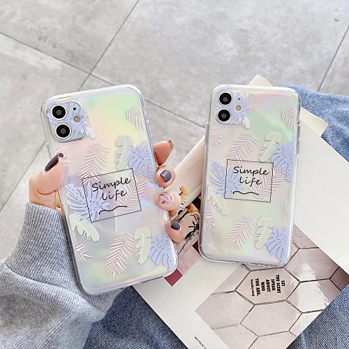 

Case For Apple iPhone 11 / iPhone 11 Pro / iPhone 11 Pro Max Shockproof Back Cover Word / Phrase TPU
