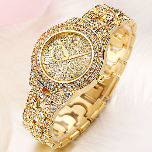 

Women's Quartz Watches Minimalist Fashion Black Silver Gold Alloy Chinese Quartz Rose Gold Gold Silver Cute Imitation Diamond 1 pc Analog One Year Battery Life