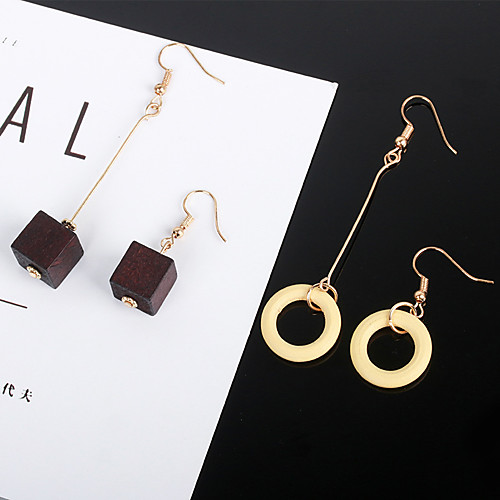 

Women's Earrings Holiday Wedding Birthday Romantic Earrings Jewelry Yellow / Red / Gold For Date Street Festival 1 Pair