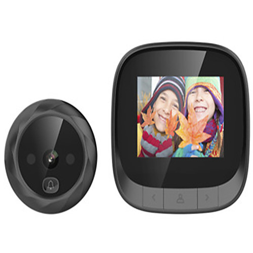 

2.4 Viewable Cat Eye Doorbell Camera Supports Night Vision Camera with Built-in Memory Loop Covering Long Standby