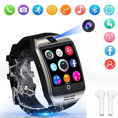 

Indear Q18 Men Women Smartwatch Android iOS Bluetooth 2G Waterproof Touch Screen Sports Calories Burned Hands-Free Calls Timer Stopwatch Pedometer Call Reminder Activity Tracker / Sleep Tracker