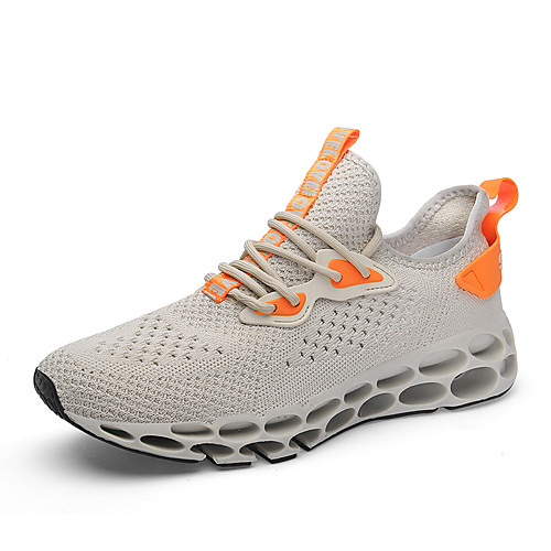 

Men's Spring & Summer / Fall & Winter Sporty / Casual Daily Outdoor Trainers / Athletic Shoes Running Shoes / Walking Shoes Elastic Fabric / Tissage Volant Breathable Wear Proof Black and White