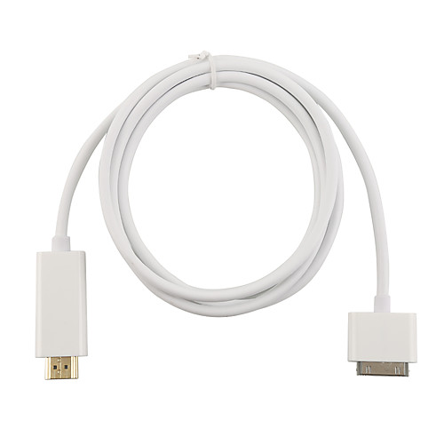 

White 30 Pin Digital AV HDTV Adapter Dock Connector to 1080P HDMI for Apple iPhone Iphone4/4S Ipad2/3 Ipad cable