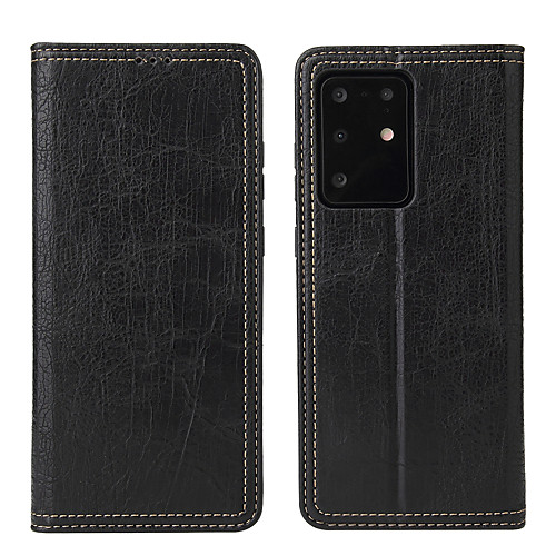 

Case For Samsung Galaxy Galaxy S10 / Galaxy S10 Plus / S10e Card Holder / Shockproof / Dustproof Full Body Cases Solid Colored PU Leather