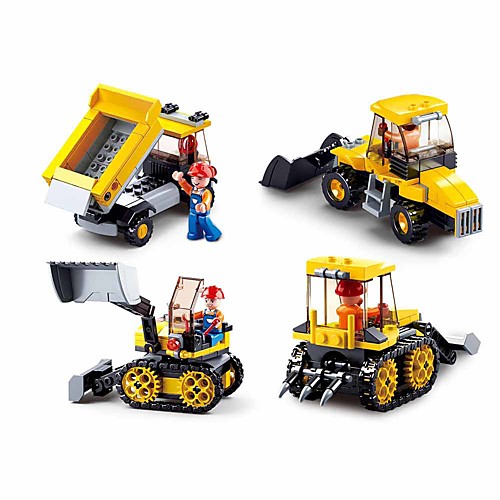 

Building Blocks Educational Toy 438 pcs Truck Cartoon compatible Plastic Shell Legoing Exquisite Hand-made Decompression Toys DIY Boys and Girls Toy Gift / Kid's