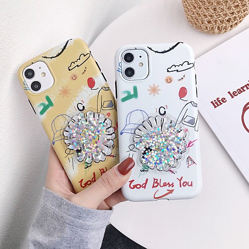 

Case For Apple iPhone 11 / iPhone 11 Pro / iPhone 11 Pro Max Flowing Liquid / IMD / Frosted Back Cover Flower TPU