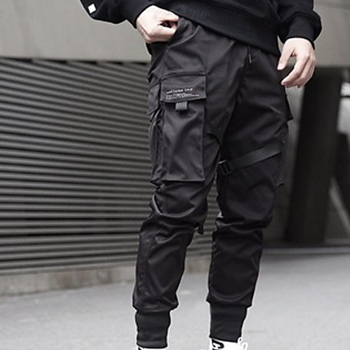 

Men's Basic Slim Cargo Pants - Solid Colored Black US34 / UK34 / EU42 / US36 / UK36 / EU44 / US38 / UK38 / EU46