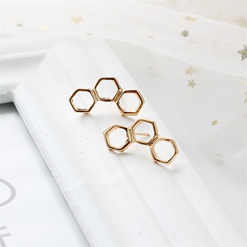 

Women's Earrings Holiday Wedding Birthday Romantic Earrings Jewelry Gold / Silver For Date Street Festival 1 Pair