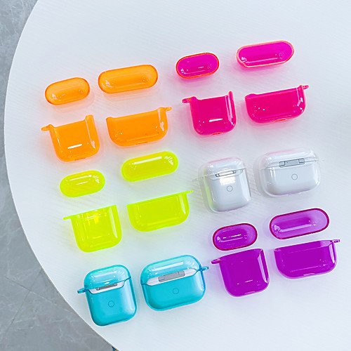 

Solid Color Soft TPU Earphone Case For AirPods1 AirPods2 Headphone Case (AirPods Charging Case Not Included)