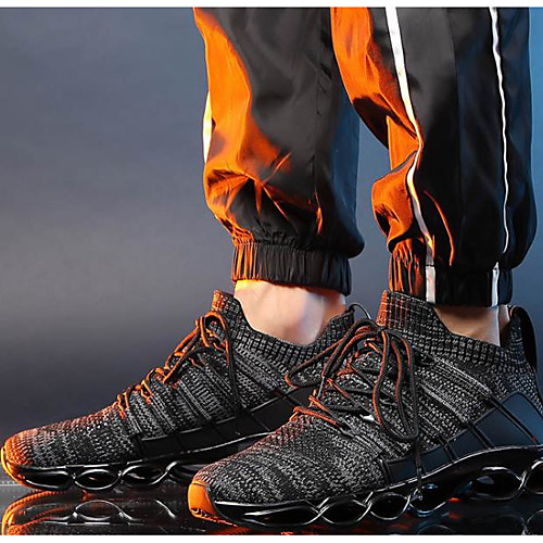 

Men's Summer Outdoor Trainers / Athletic Shoes PU Non-slipping Red / Black / Gray